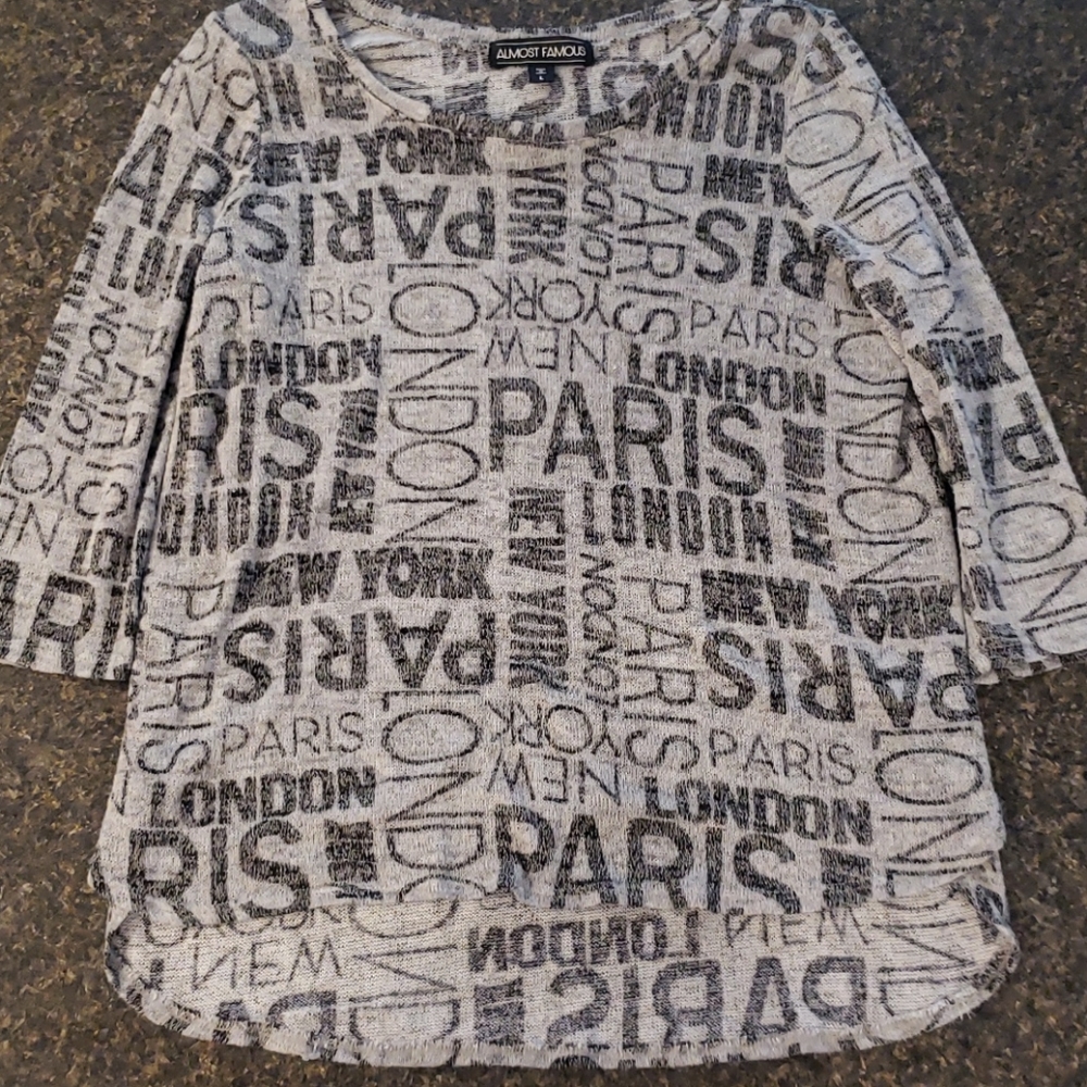 Almost Famous Sheer Top